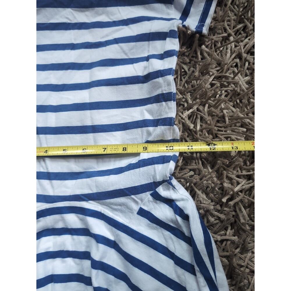 DESIGUAL Girls' Sailor Stripe Summer Dress Sequin Anchor Size 5-6 - Picture 11 of 15